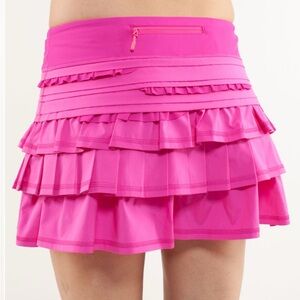 Lululemon Pink Paris Back on Track Skirt Size 2